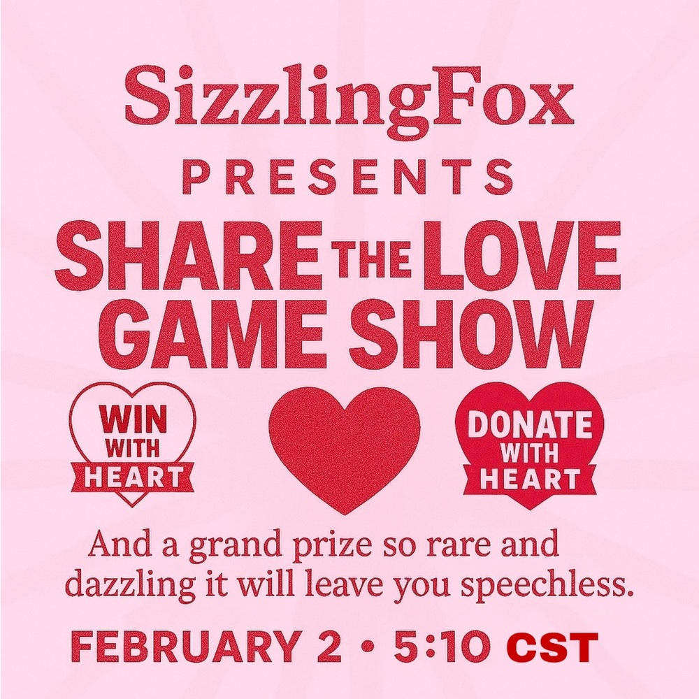 COACH ❤️ SHARE THE LOVE ❤️ TONIGHT 5:10 CST $3 STARTS GRAND PRIZE GIVEAWAY - Picture 1 of 2